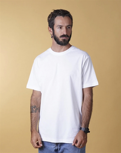 Elsk - Essential Mens Brushed T-shirt - Optic White